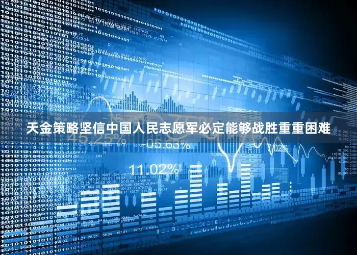 天金策略坚信中国人民志愿军必定能够战胜重重困难