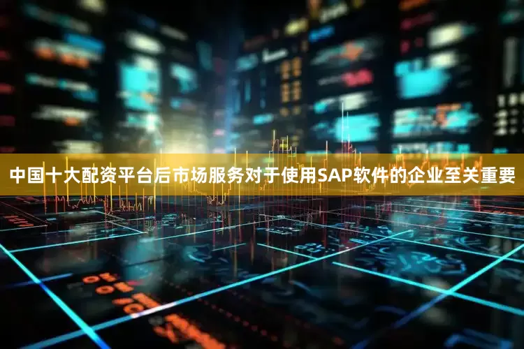中国十大配资平台后市场服务对于使用SAP软件的企业至关重要